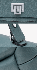 Bolsa Feminina Compacta de Couro Genuíno Femory