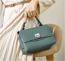 Bolsa Feminina Compacta de Couro Genuíno Femory