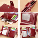 Carteira de Couro Legítimo Feminina Antifurto Lilith