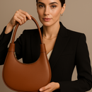 Bolsa de Ombro Meia Lua Essenza