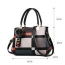 Bolsa de Ombro Feminina Vittoria Plaid