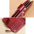 Carteira de Couro Legítimo Feminina Antifurto Lilith