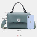 Bolsa Feminina Compacta de Couro Genuíno Femory