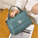 Bolsa Feminina Compacta de Couro Genuíno Femory