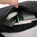 Bolsa de Ombro em Couro Trançado Élen