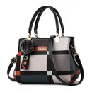 Bolsa de Ombro Feminina Vittoria Plaid