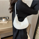 Bolsa de Ombro Meia-Lua Minimalista™